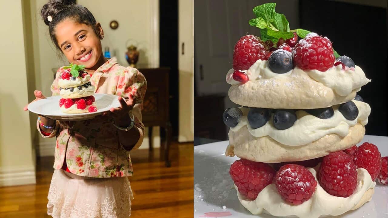 Diya Shrivastav has just cooked the Pavlova