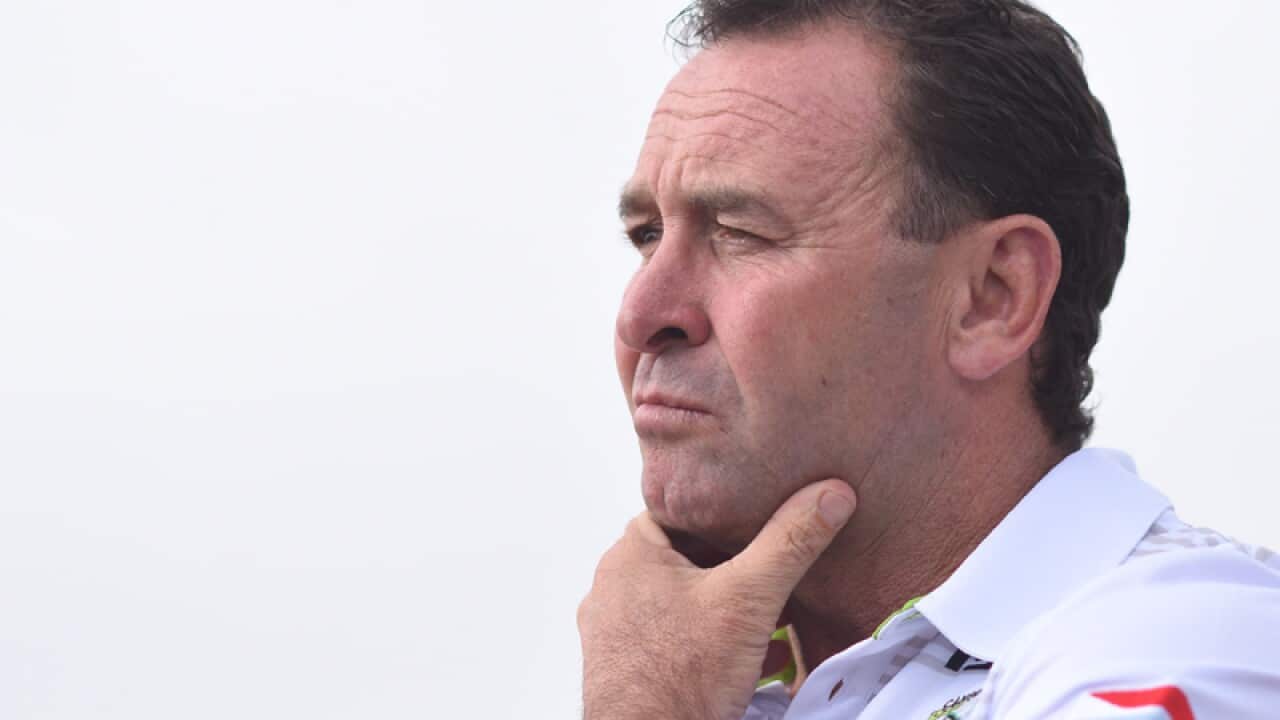 Canberra Raiders coach Ricky Stuart.