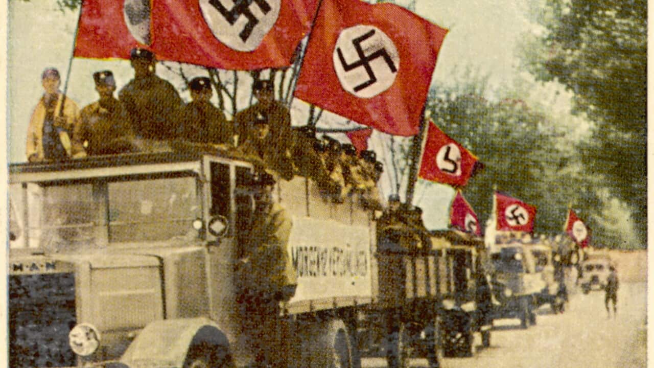 Nazi propaganda tour. Date: 1927