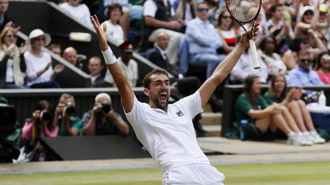 Croatian tennis player Marin Cilic