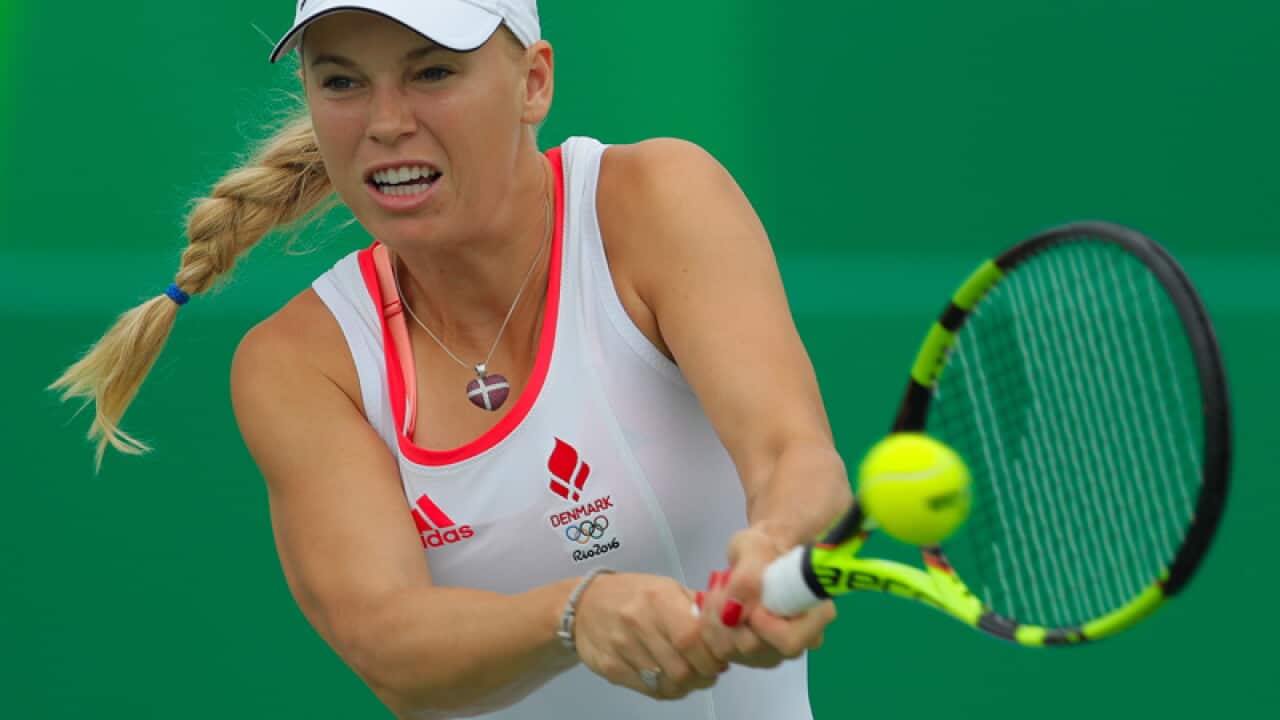 Danish tennis player Caroline Wozniacki
