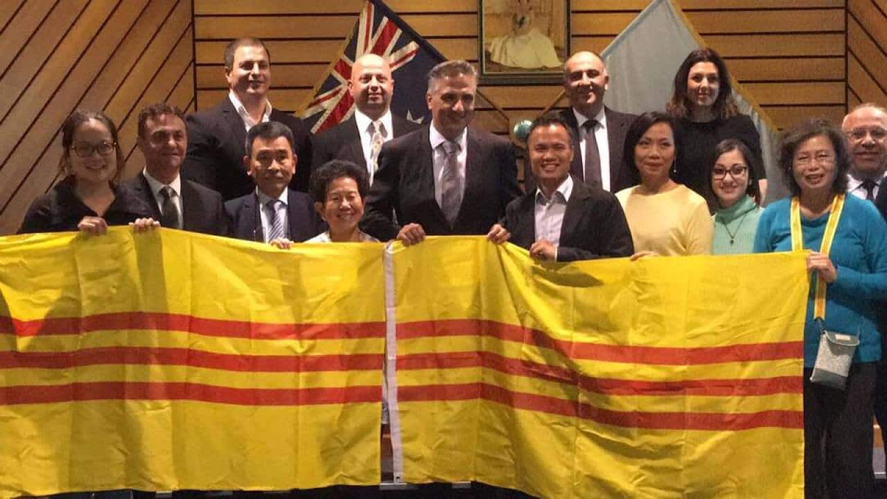 Cờ Vàng, biểu tượng của người Việt tại Fairfield NSW.jpg