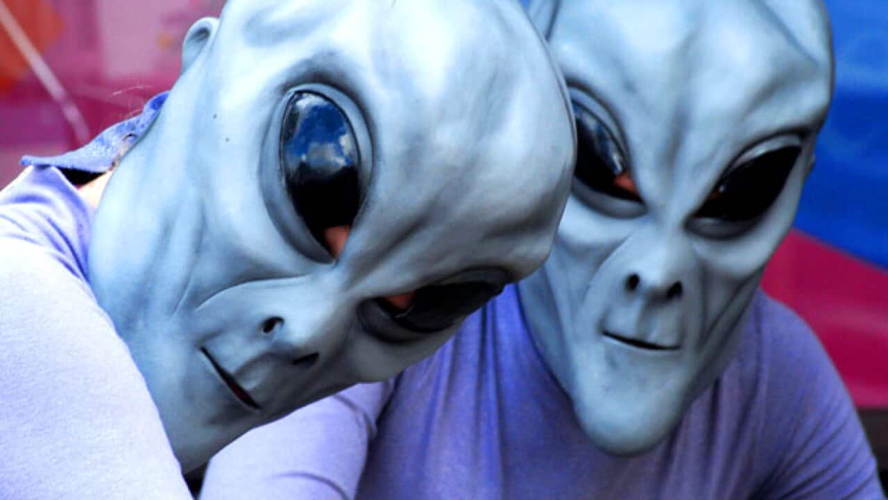 'Aliens' at Roswell (AAP)