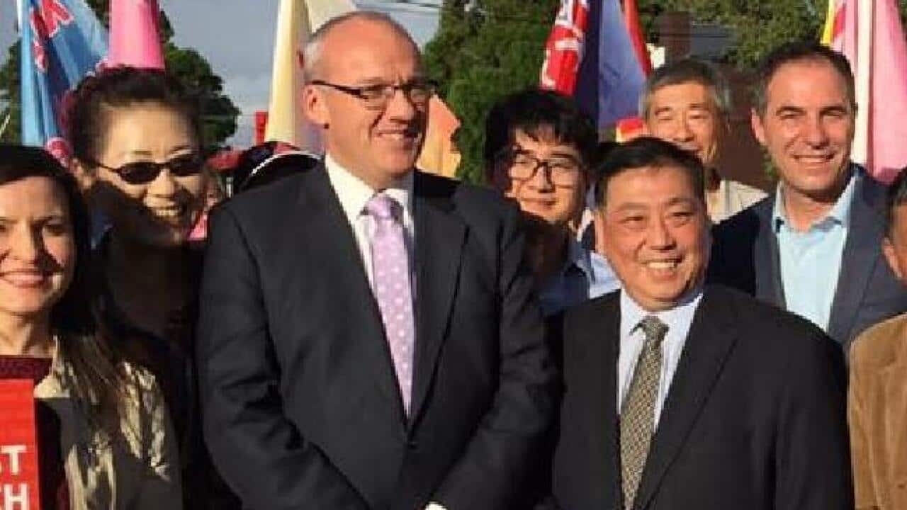 Ernest Wong MLC and NSW Labor leader Luke Foley.