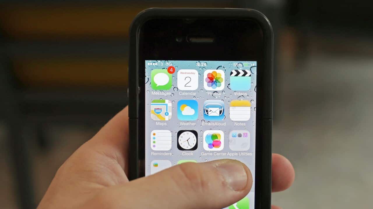 File photo dated 02/10/13 of a person using an iPhone.