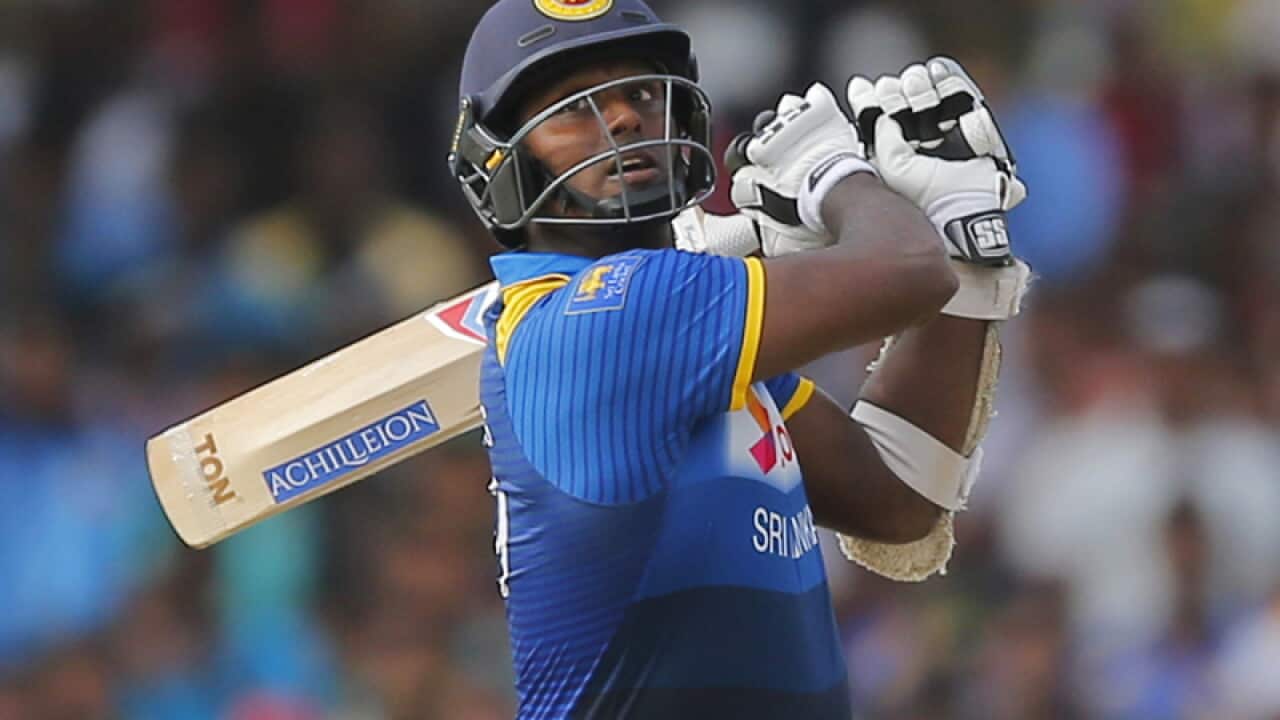 Sri Lanka's Angelo Mathews