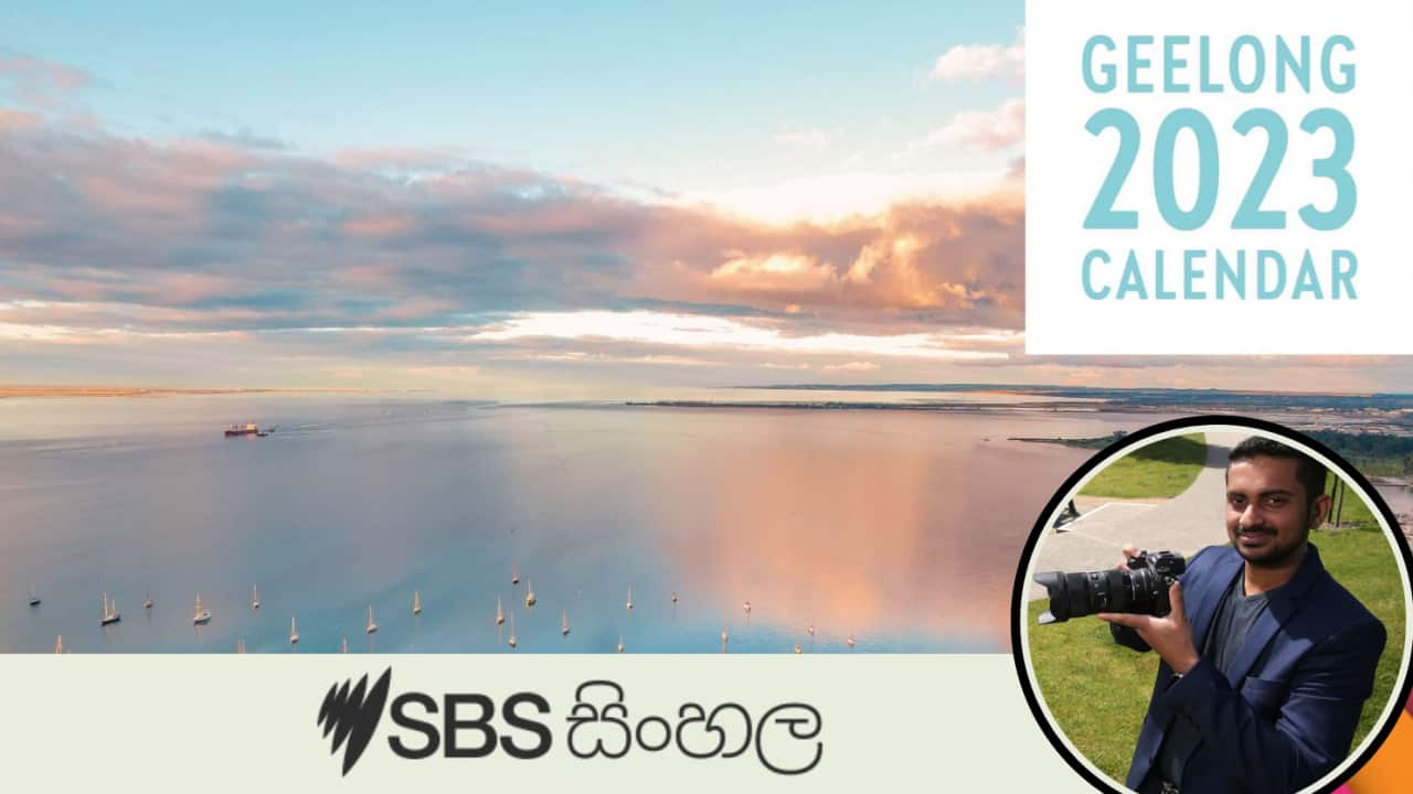How the 2023 Geelong calendar in Australia was featured by a photograph taken by a Sri Lankan