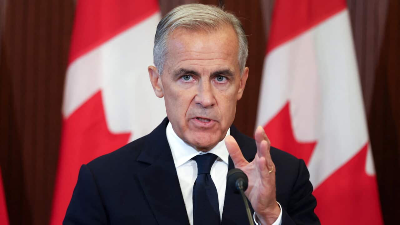 Canadian PM Carney holds a press after failed trade talks with the US