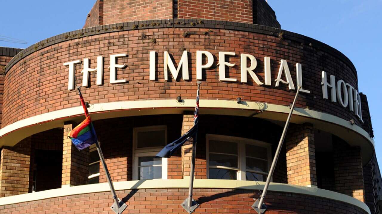 Signage at the Imperial Hotel at Erskineville