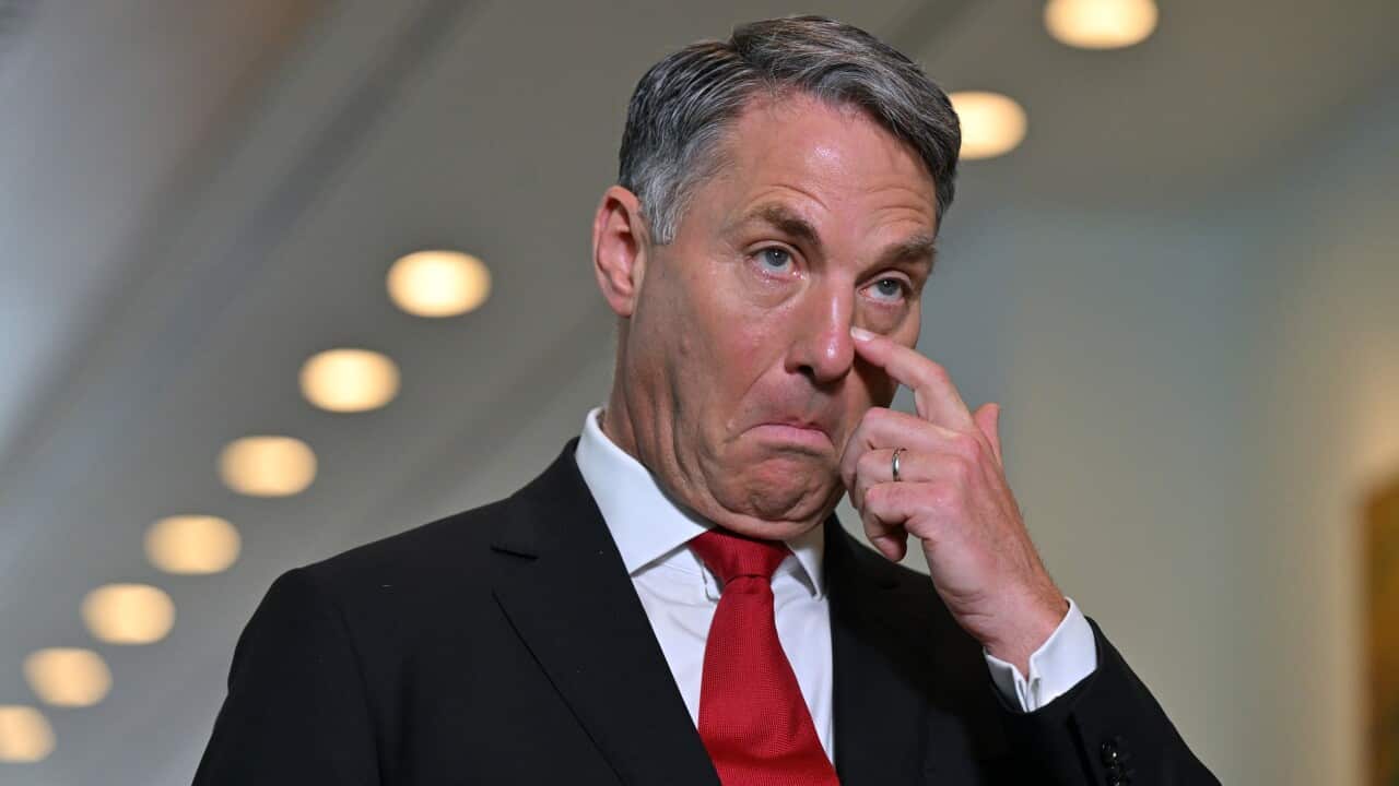 Deputy Prime Minister Richard Marles at a press conference at Parliament House in Canberra, Thursday, September 12, 2024.
