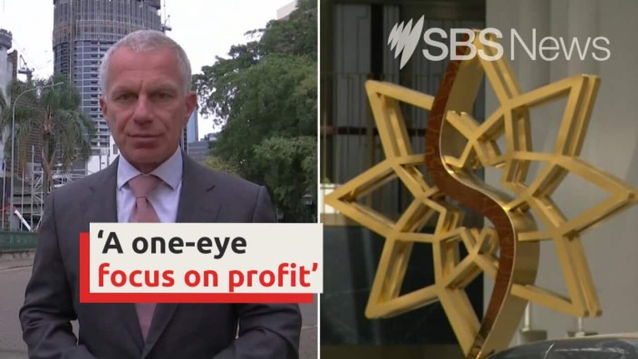 Journalist presents story on the star casino being found unsuitable to hold a gambling licence.
