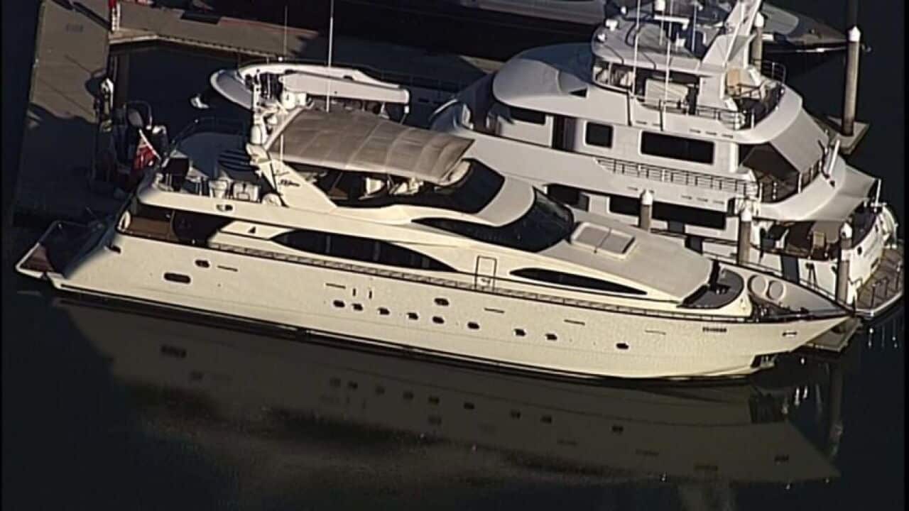 Occupants of the Lady Pamela yacht have been ordered into quarantine.