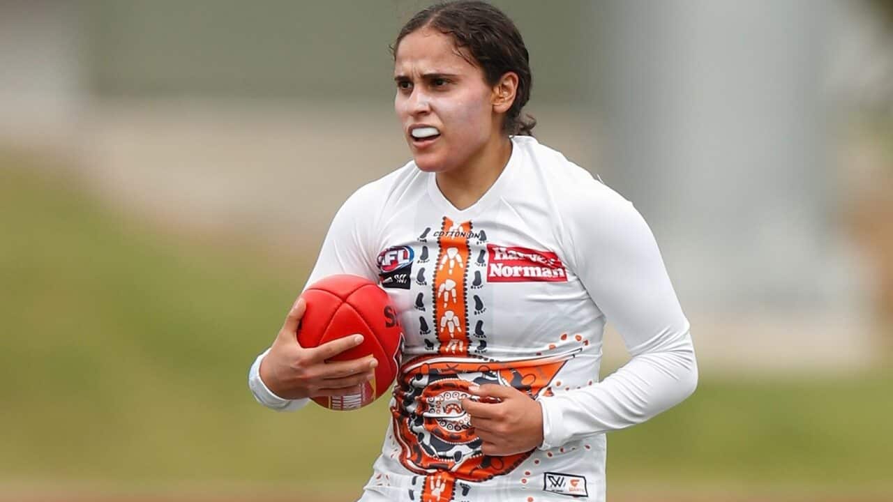 GWS Giants player Haneen Zreika.