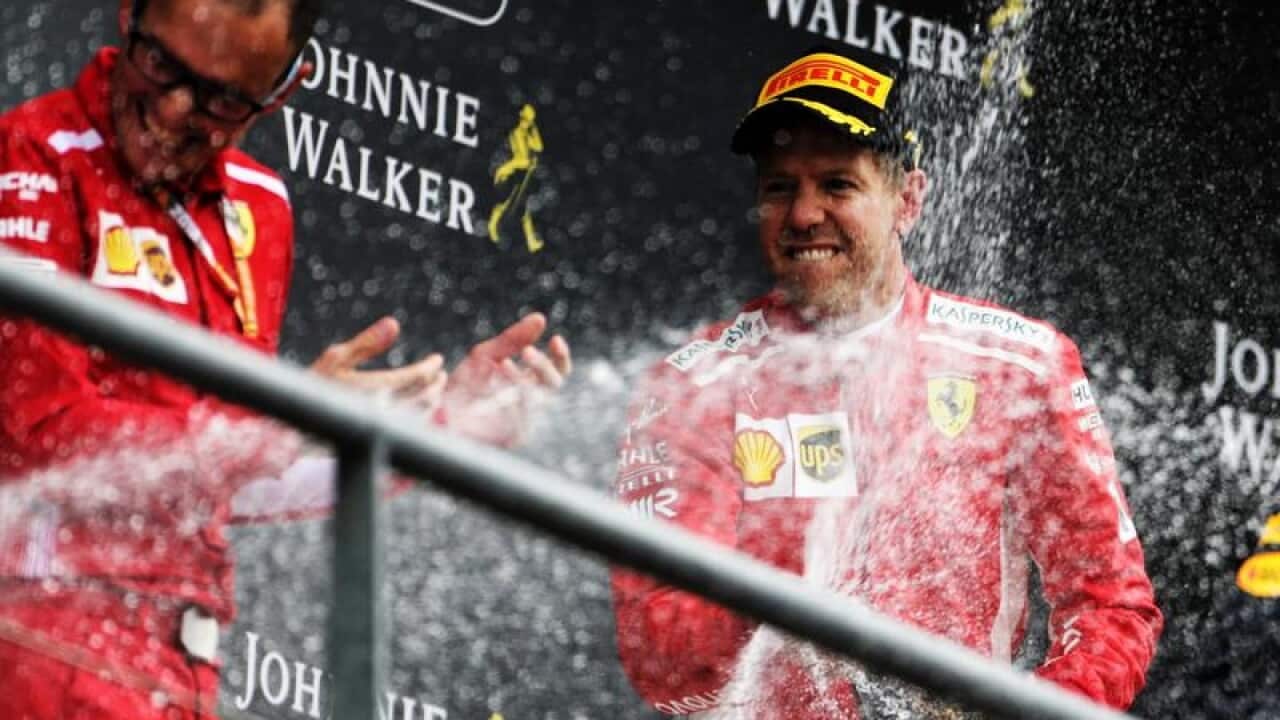 Formula One driver Sebastian Vettel