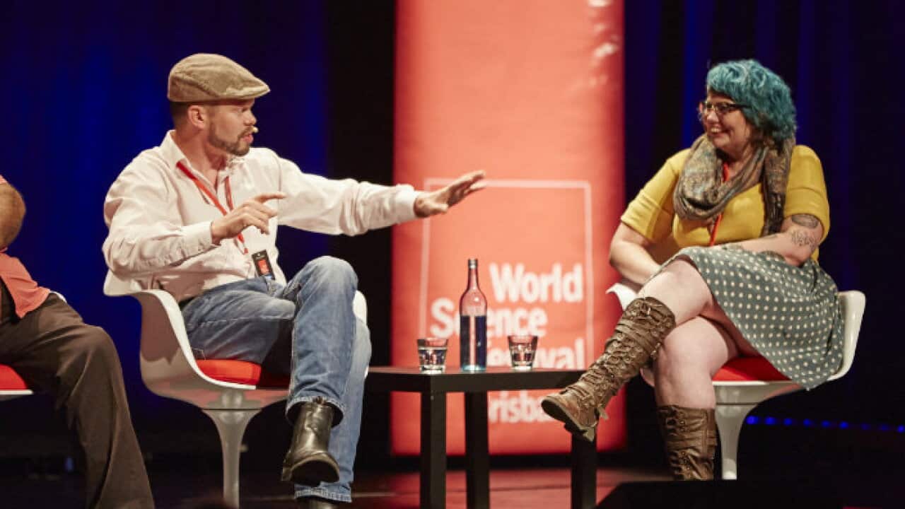 Karlie Noon at The World Science Festival in Brisbane
