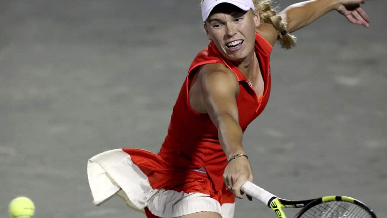 Danish tennis player Caroline Wozniacki
