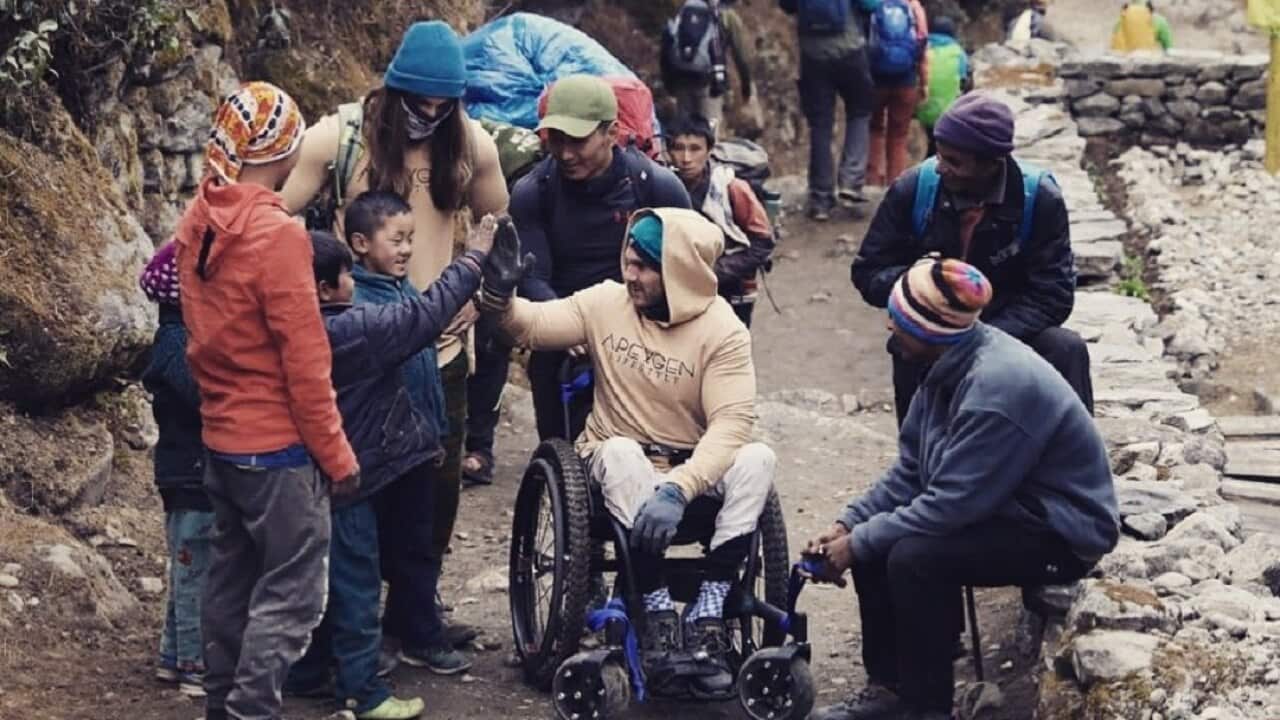 Scott Doolan sets off in Nepal.