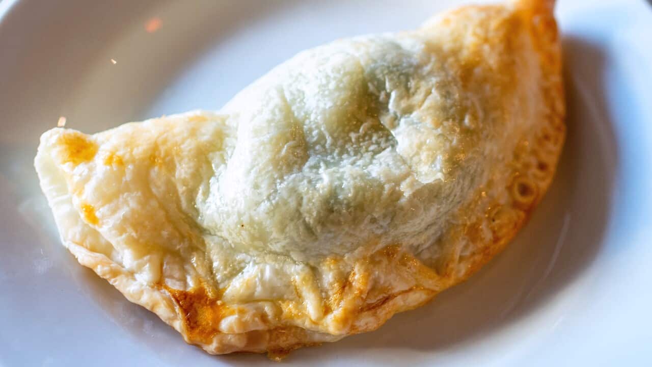 Baked Spinach Empanada
