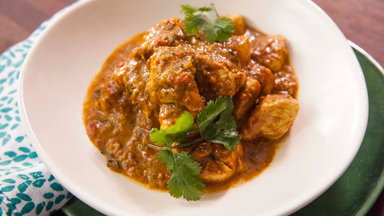 5-minute chicken curry