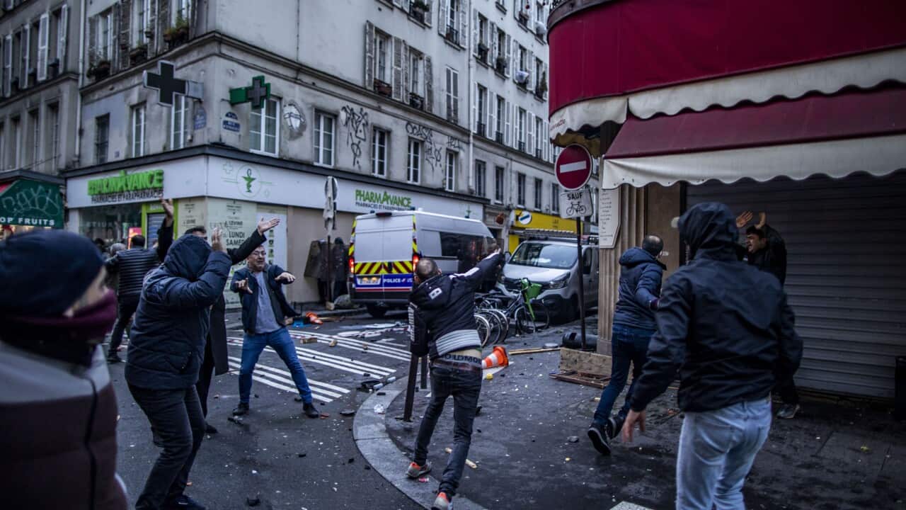 Violent clashes in Paris with supporters of PKK