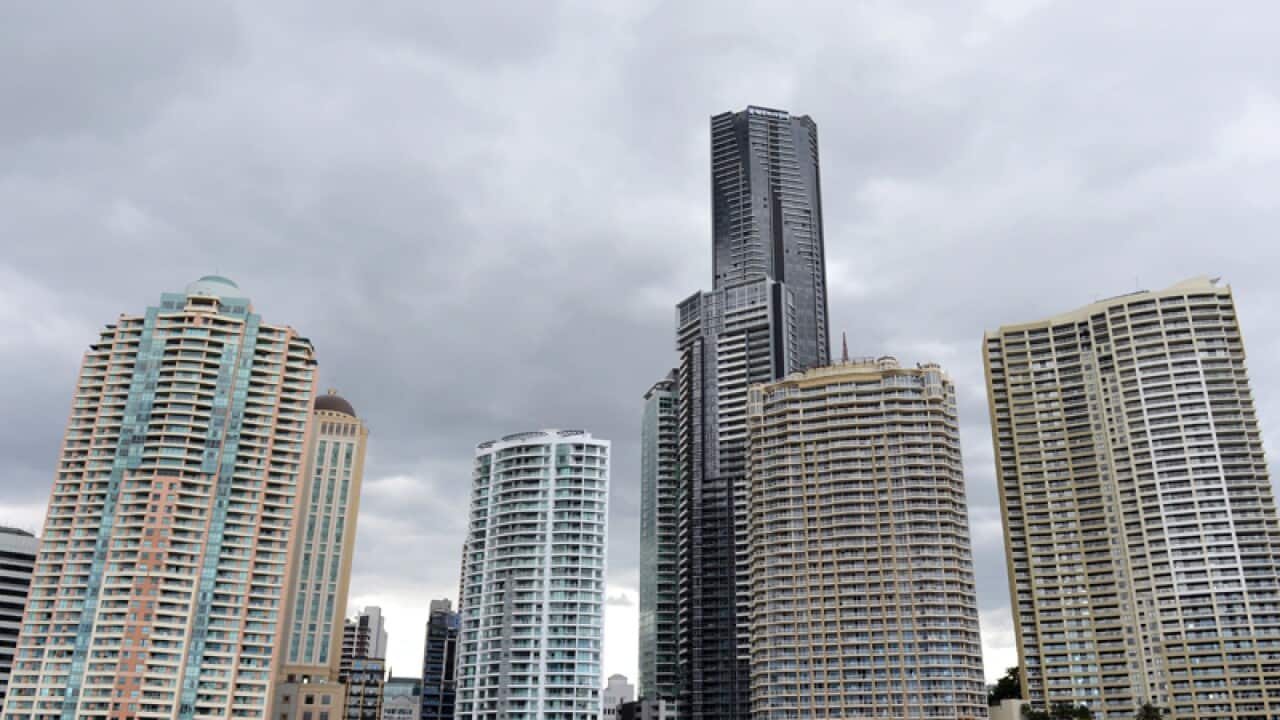 Residential high-rise buildings at Kangaroo Point