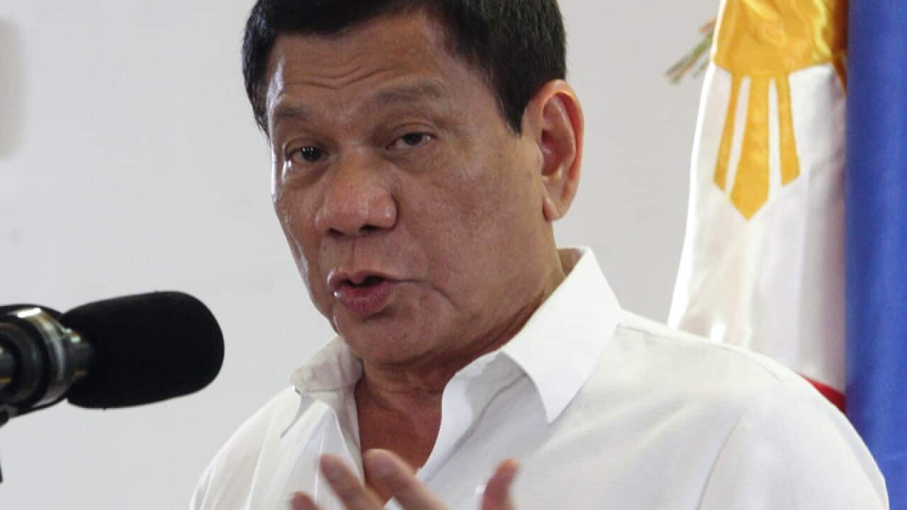 Philippine President Rodrigo Duterte