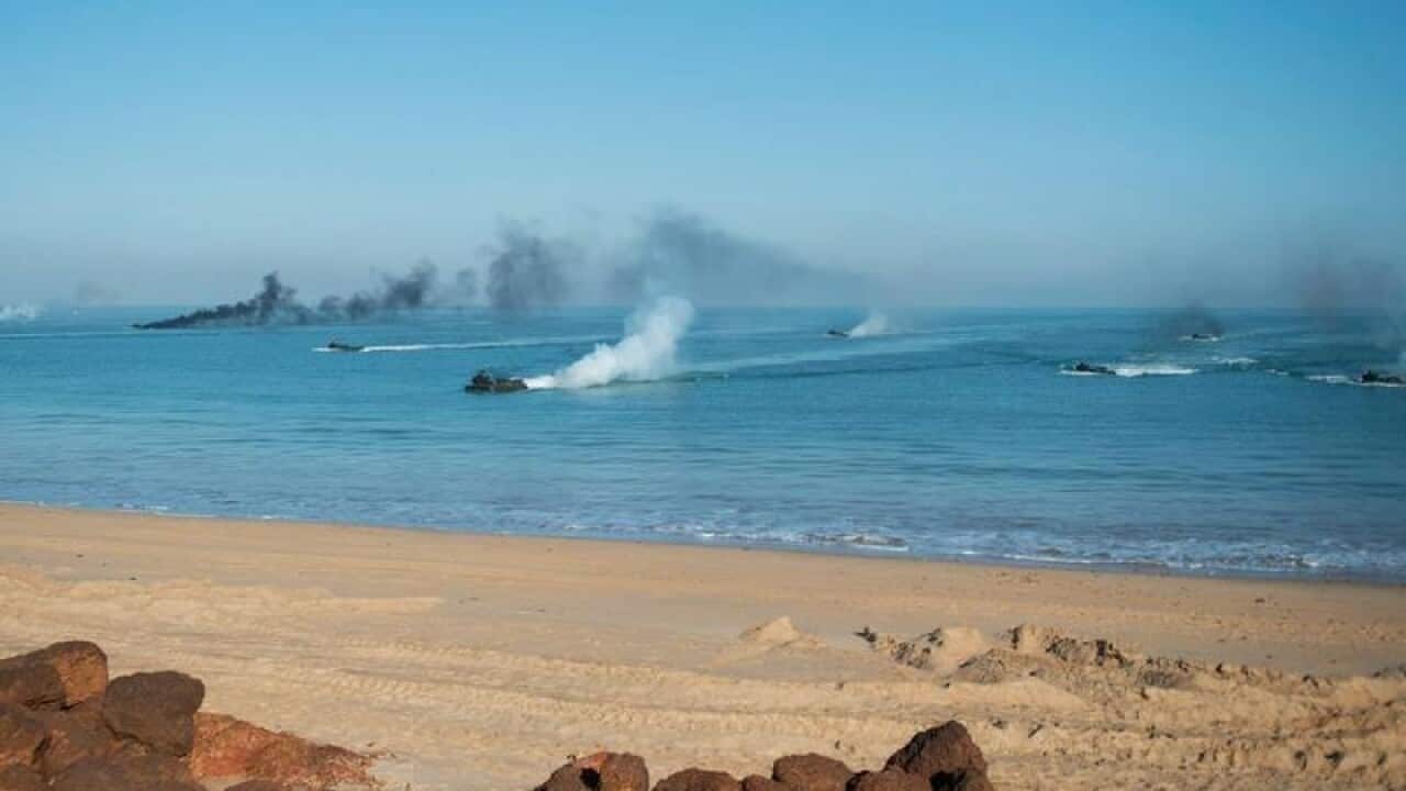 Military training exercise pictures