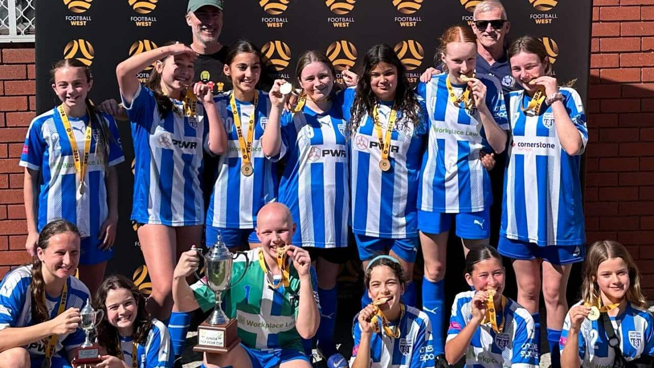 Athena's U13s girls team have taken out the Top 4 Cup final in stunning style