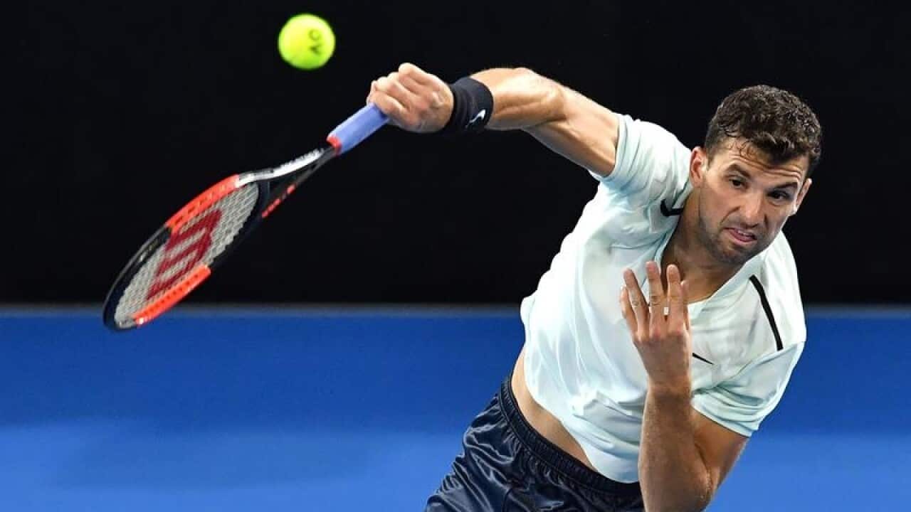 Bulgarian tennis player Grigor Dimitrov