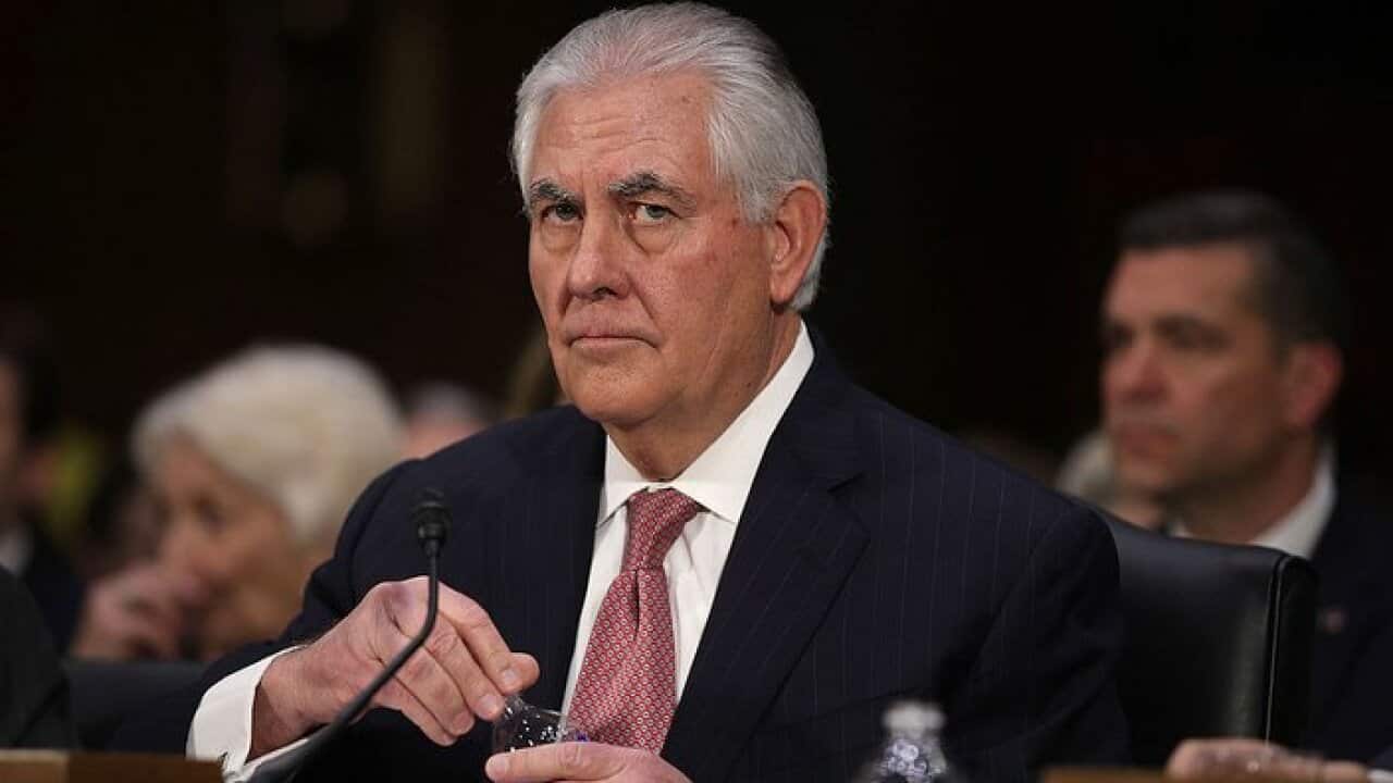 Senate Confirmation Hearing Held For Rex Tillerson To Become Secretary Of State