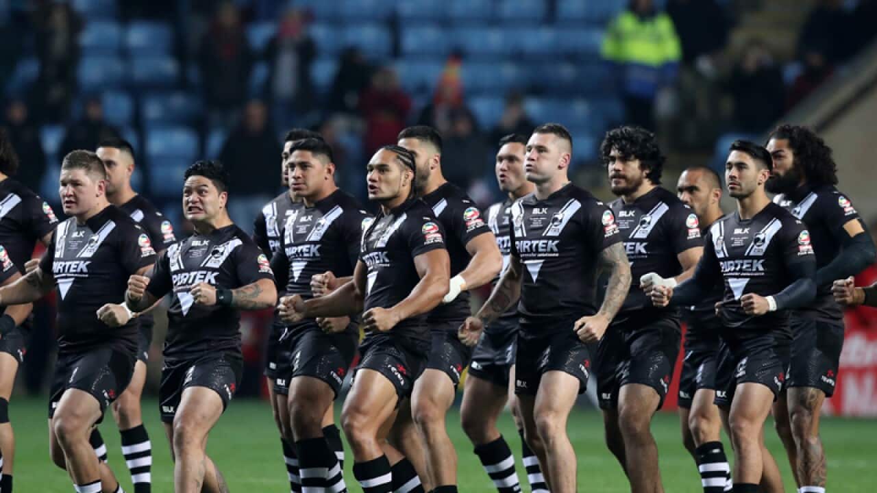 New Zealand perform the Haka