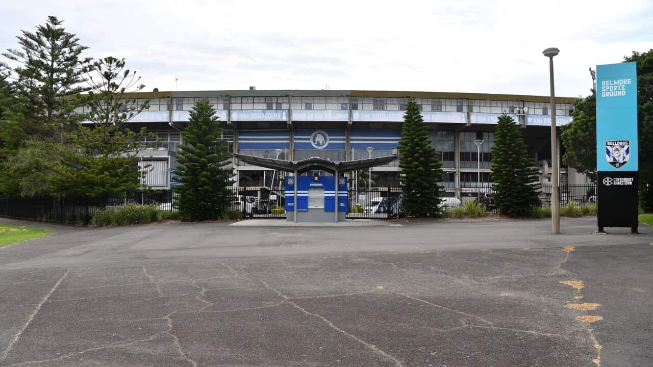 The Canterbury Bankstown Bulldogs NRL club is under lock down following the cancellation of all NRL matches