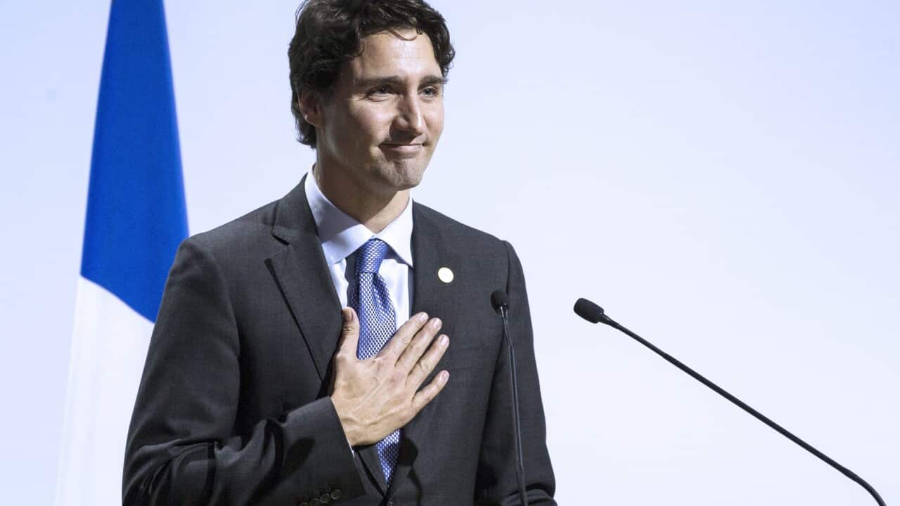 Canadian Prime Minister Justin Trudeau delivers an inspiring speech at the COP21 World Climate Change Conference 2015