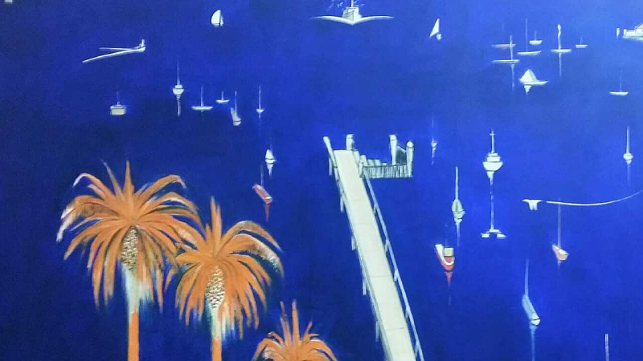 Brett Whiteley's painting Blue Lavender Bay at the centre of forgery