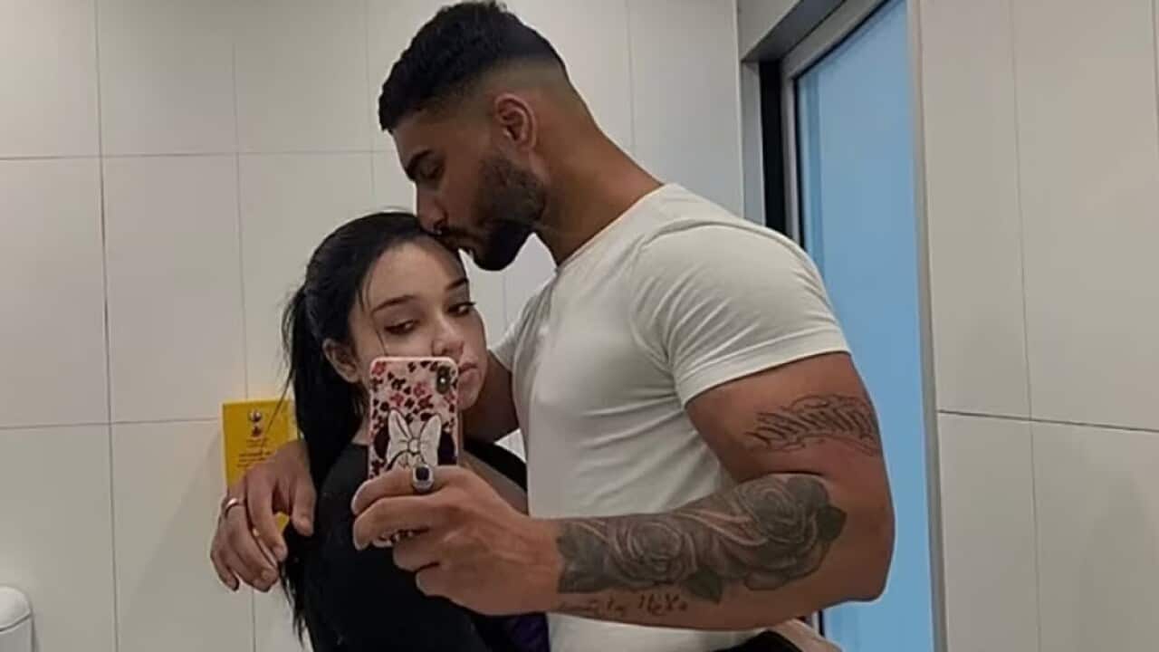 Arnima Hayat with her husband Meraj Zafar