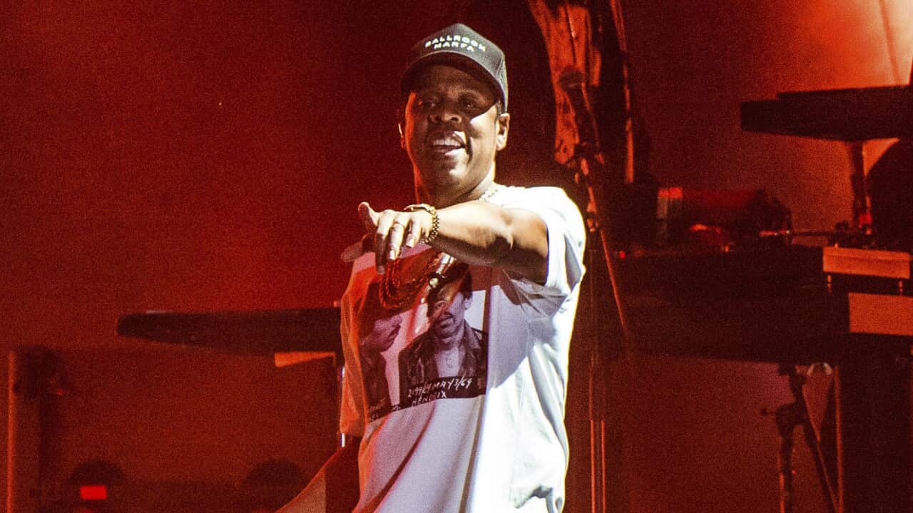Jay-Z performs at the Austin City Limits Music Festival at Zilker Park.