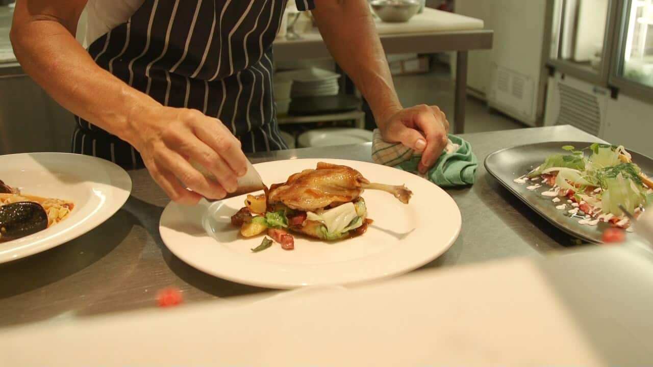 Little Humid's signature dish confit duck.