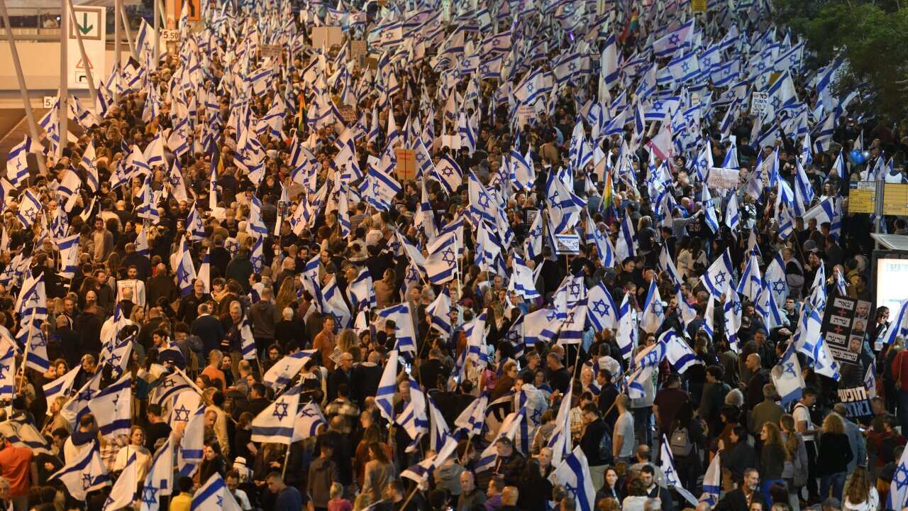 Anti Goverment Protest in Tel Aviv