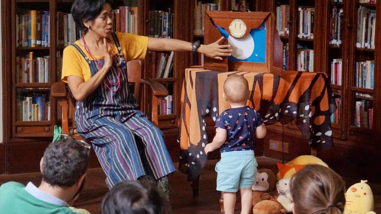 national silmutaneous storytime 2022, kwneto bata, filipino-asutralian kids, teaching filipino