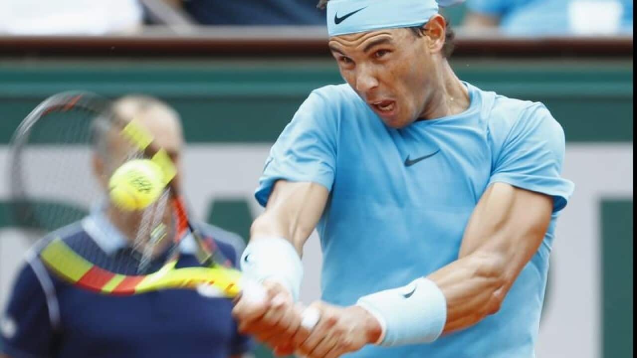 Rafael Nadal of Spain.