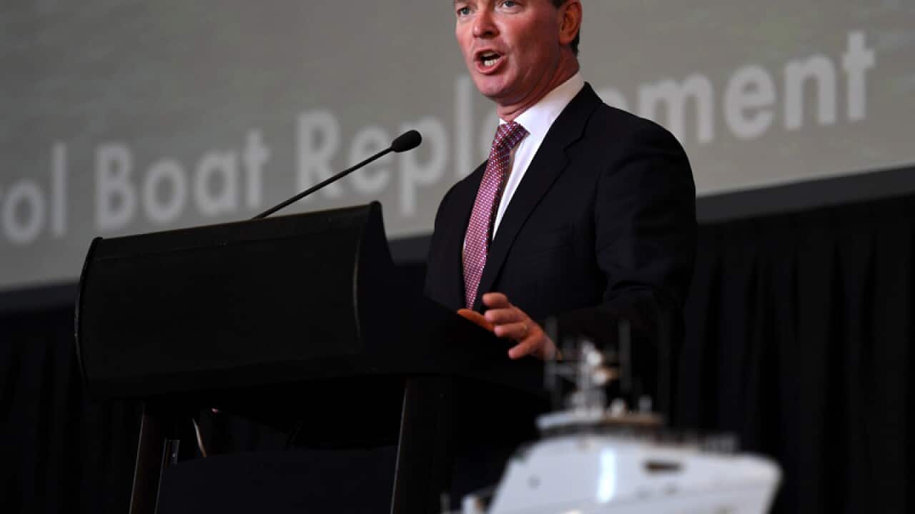 Defence Industries Minister Christopher Pyne