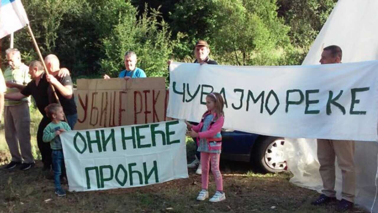 Residents of 15 communities on the Balkan mountain range came together to express their feelings and to protect local rivers