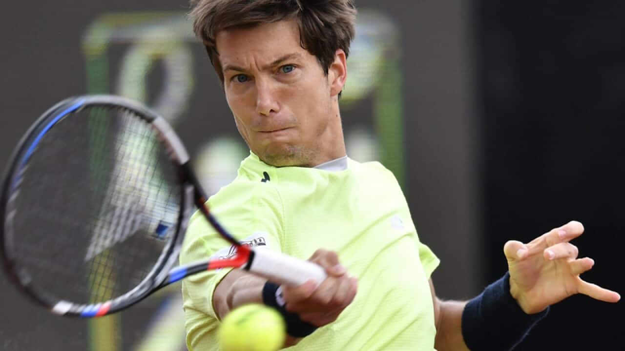Aljaz Bedene of Great Britain