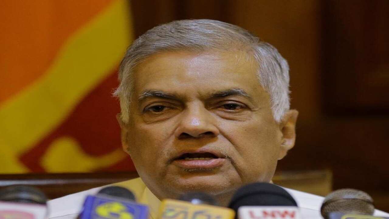 Sri Lankan prime minister Ranil Wickremesinghe