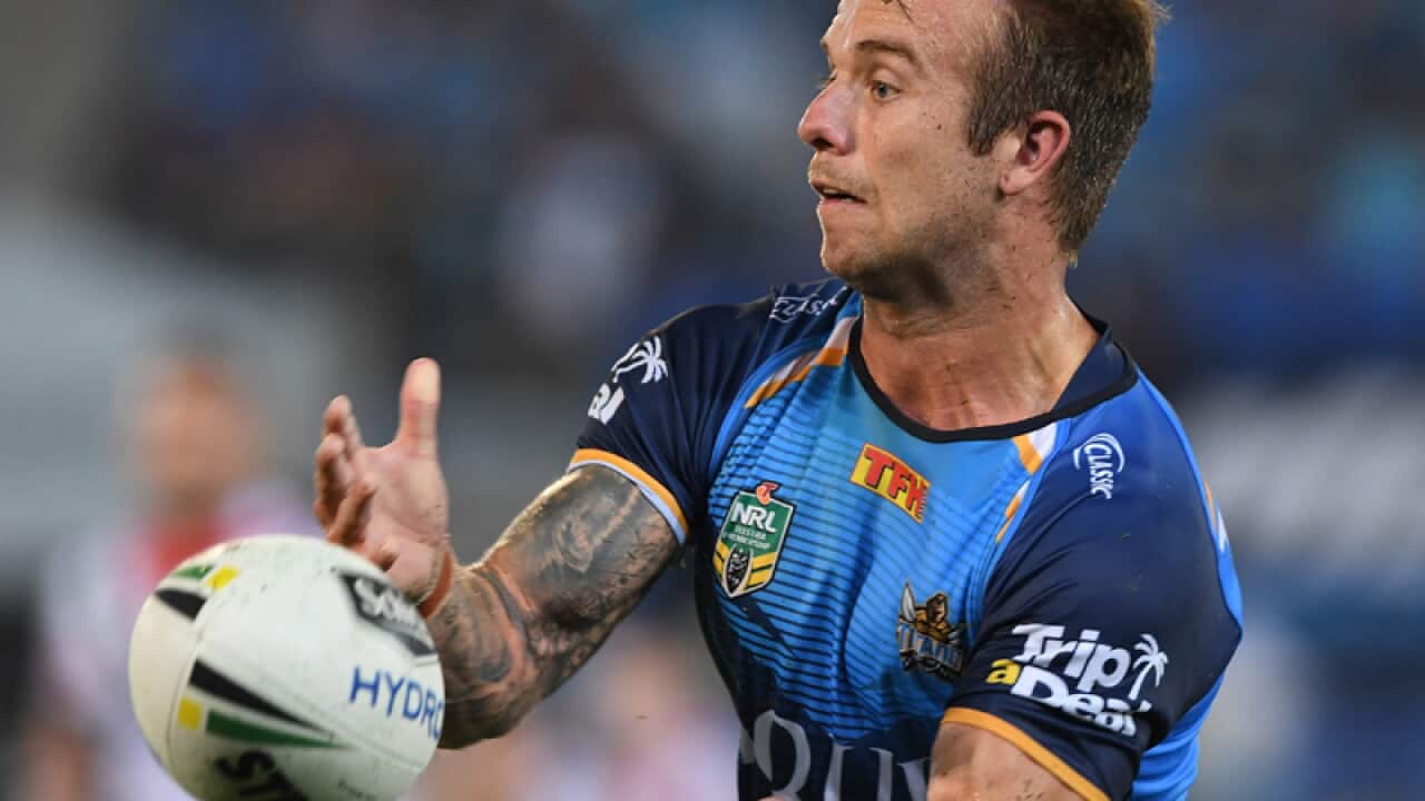 Titans player Kane Elgey