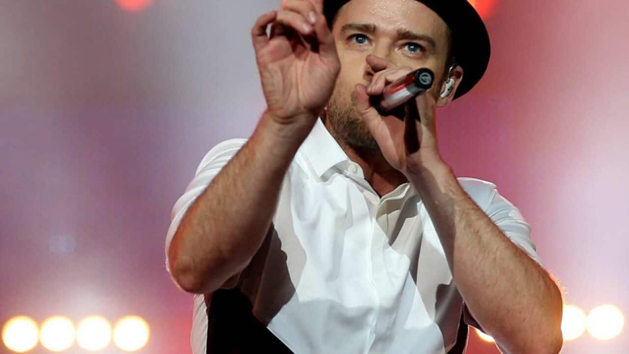 US singer Justin Timberlake