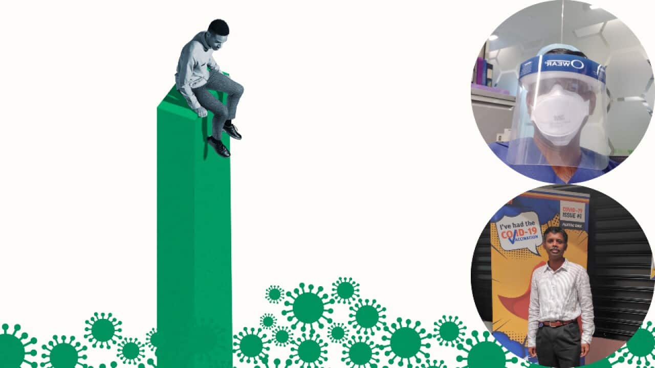 Dr Prem Venugopal & COVID image