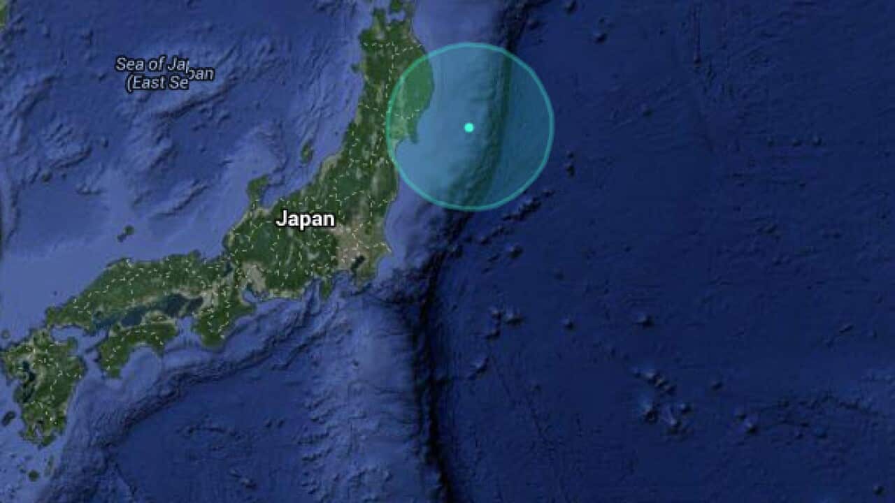 Japan Quake Map