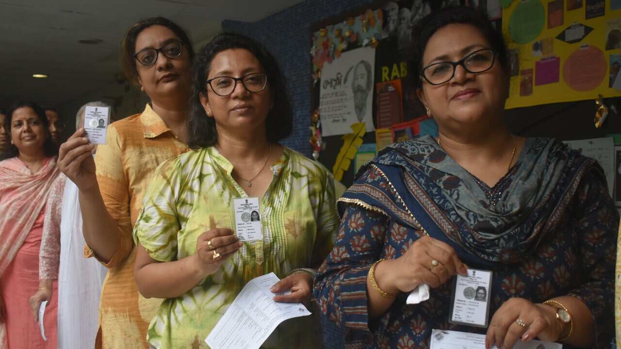 India: Lok sabha election in Kolkata