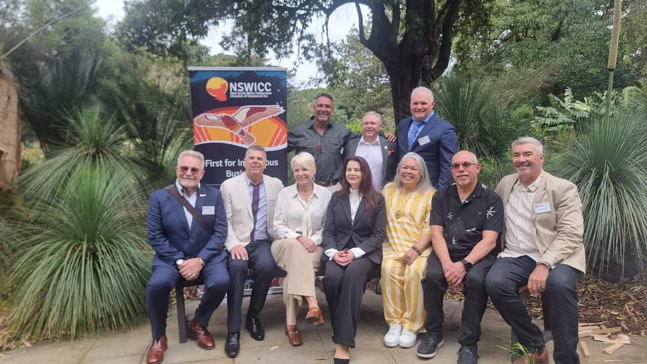 NSWICC 20th Anniversary commemorative bench unveiling at the Indigenous Botanical Gardens